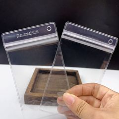 透明PVC密封袋吊り穴厚い酸化防止自己封止袋光影投影写真反転フィルム封止袋