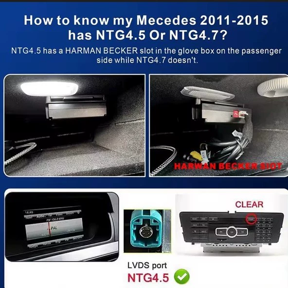 Подходит для Mercedes‑Benz NTG4.5 беспроводной модуль декодера CarPlay, модуль навигации Android Auto Becker