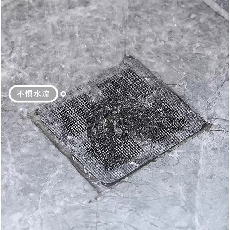 pegatinas desechables de drenaje de piso anti-bloqueo cocina pantalla de filtro de baño pegatinas de filtro de cabello baño pegatinas de drenaje de piso a prueba de insectos