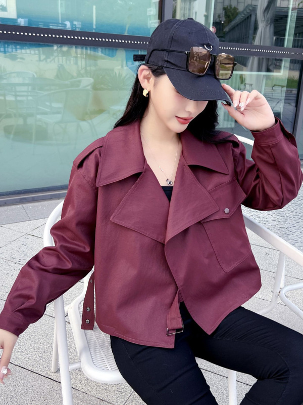 2025秋季新款韩版宽松显瘦百搭休闲短款外套女设计感小众夹克上衣|undefined