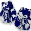 Cow blue teddy bear