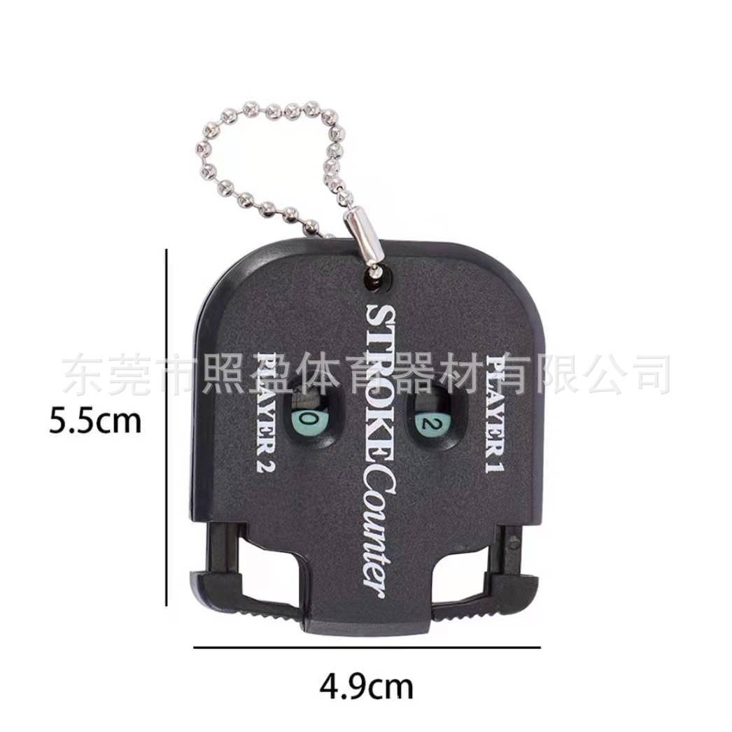 Fabricante de golf de dos ruedas Dispositivo de puntuación manual contador cuadrado Dispositivo de puntuación para el golf