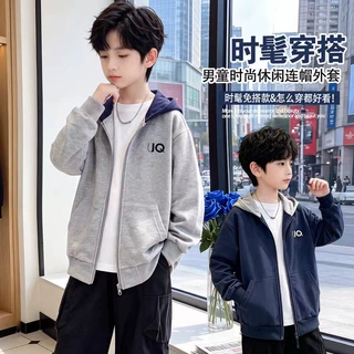 儿童装男童春秋款外套2026新款秋装休闲衣服秋季男孩中大童酷帅潮