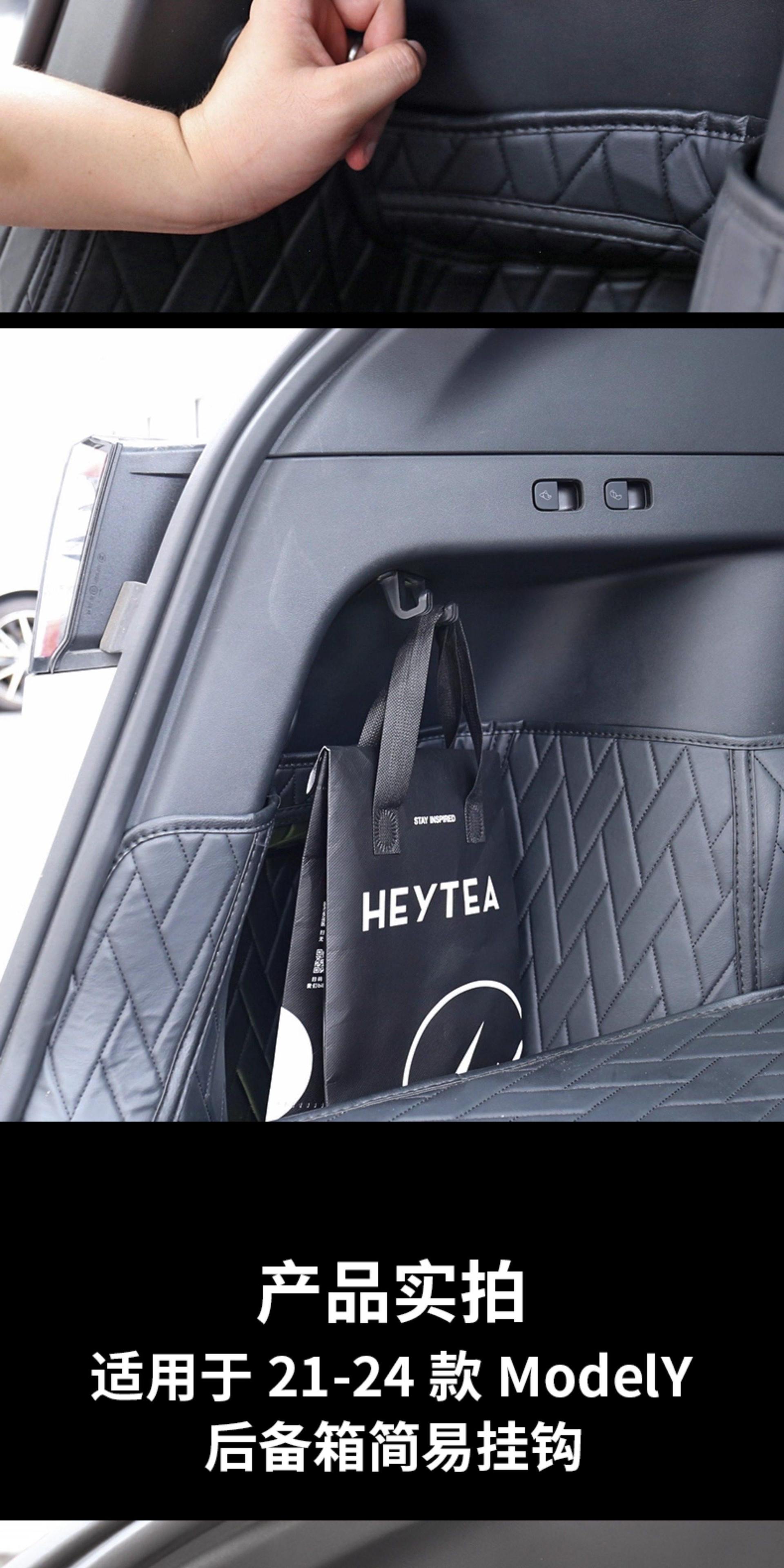 Tesla's New Version of Model 3 Front Passenger Glove Box Hook Car Interior Storage Accessories