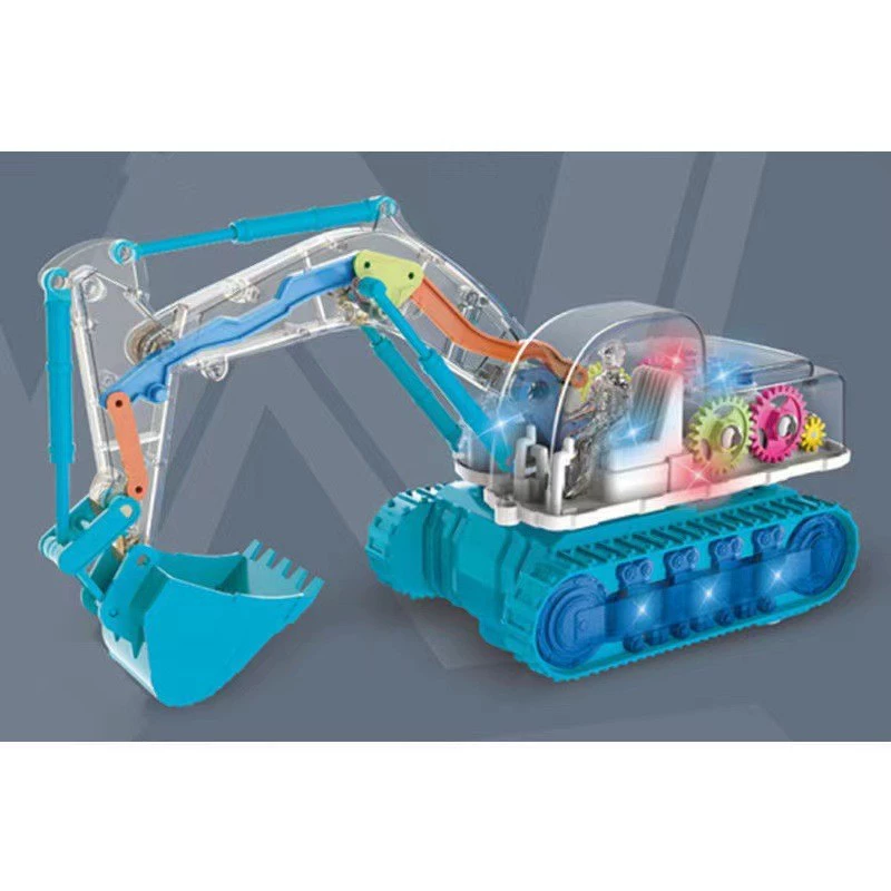Electric excavator for boys, universal realistic toy car, Birthday gift