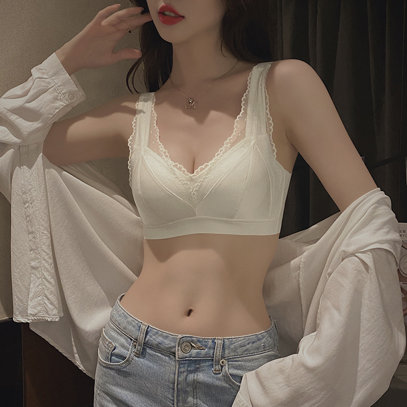 Y8018 ropa interior de las mujeres pecho grande que adelgaza el pecho ajustable que recoge el traje del sujetador del cordón del chaleco anti-sagging