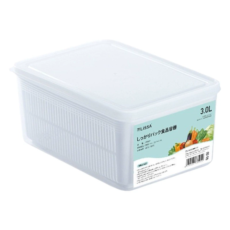 Японская Лисса, сливная хрустящая пищевая овощная кухонная коробка для хранения, специальный ящик для хранения холодильника для фруктов