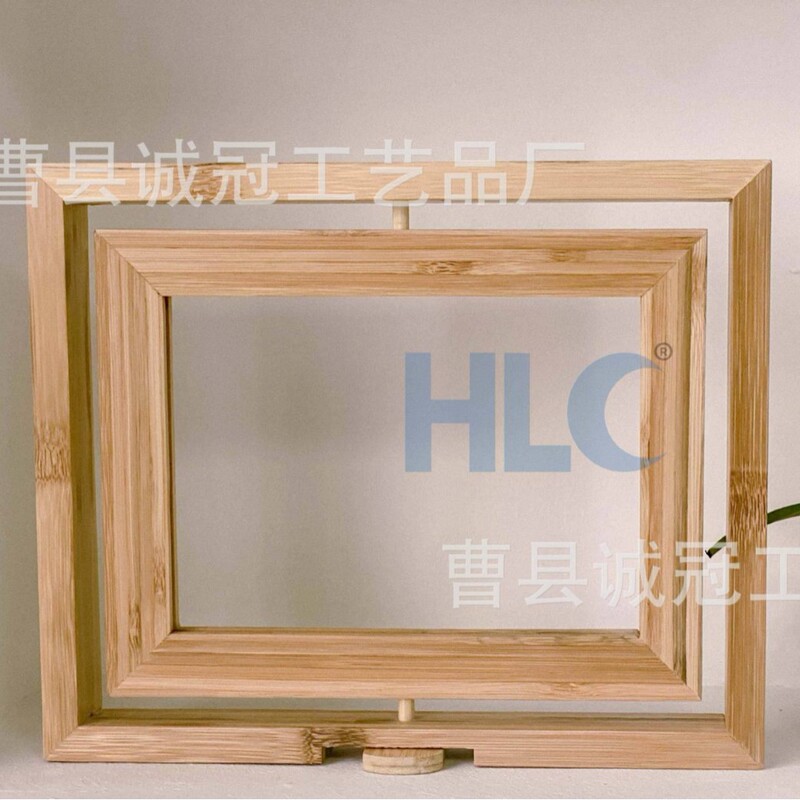 Bamboo Rotating Photo Frame Double-Sided Transparent Acrylic 360 ° Rotating Tabletop Photo Display Decorative Ornaments Bamboo Rotating Photo Frame Double-Sided Transparent Acrylic 360 ° Rotating Tabletop Photo Display Decorative Ornaments