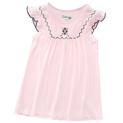 Relaxed 2025 Cartoon Children's Short Sleeve Pajama Set Modal Girls Summer Thin Style Parent-Child Baby Pajamas for Little Girls