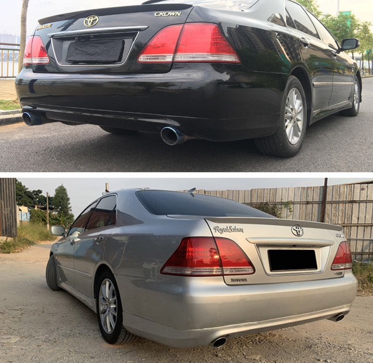 Suitable for 2005-2008 12th generation Toyota Crown 184 modified front bumper, side skirts, front spoiler, and full body kit (without