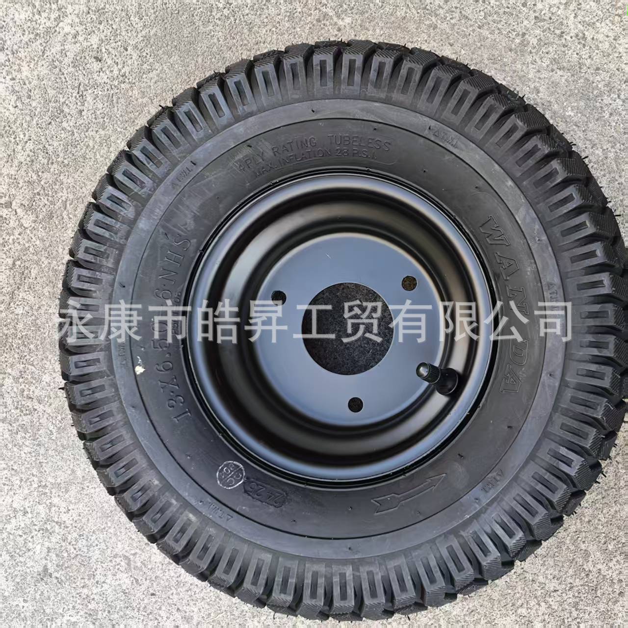 DIY Four-Wheel Electric Beach Kart Motorcycle Parts 13X 6.5-6inch Lawn Vacuum Tire Hub