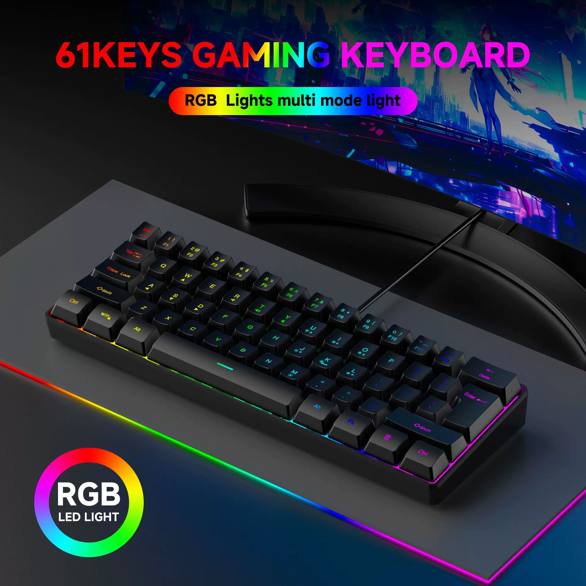 Keyboard, mouse, set, mechanical white laptop