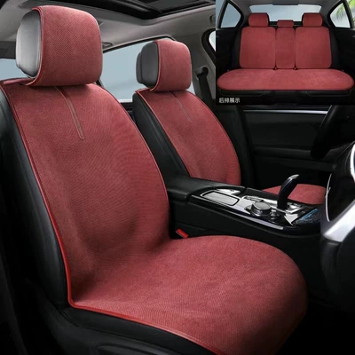 seat cushion breathable ultra-thin air layer – Universal seat cover - noble-red-five-seater-universal-model