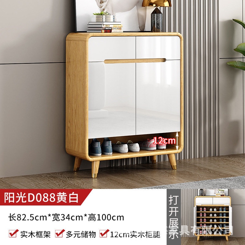 中国式の靴棚の入り口の玄関棚の家庭用の入り口の靴の台所の高級な客間の収納の一体棚のロッカー