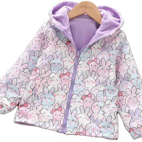 Women's Fleece Lined Jacket for Early Spring, Two-Way Wear, 2024 New Spring and Autumn Collection, Hooded Style