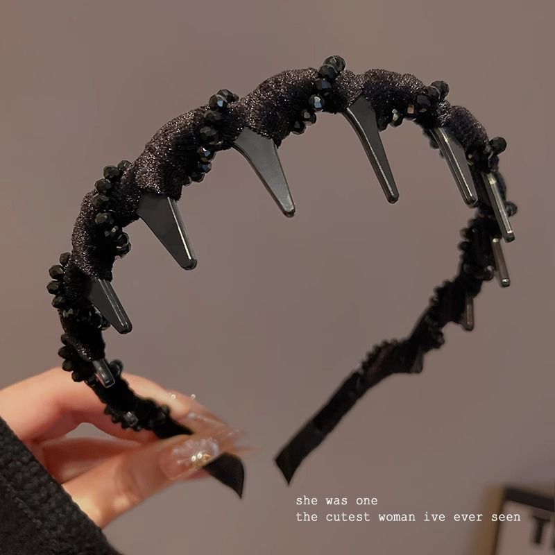 Perlas ondas de cabello para mujeres 2024 nuevo alto cráneo de correa de dientes antideslizante presión clip de cabello acabado artefacto paquete de cabello