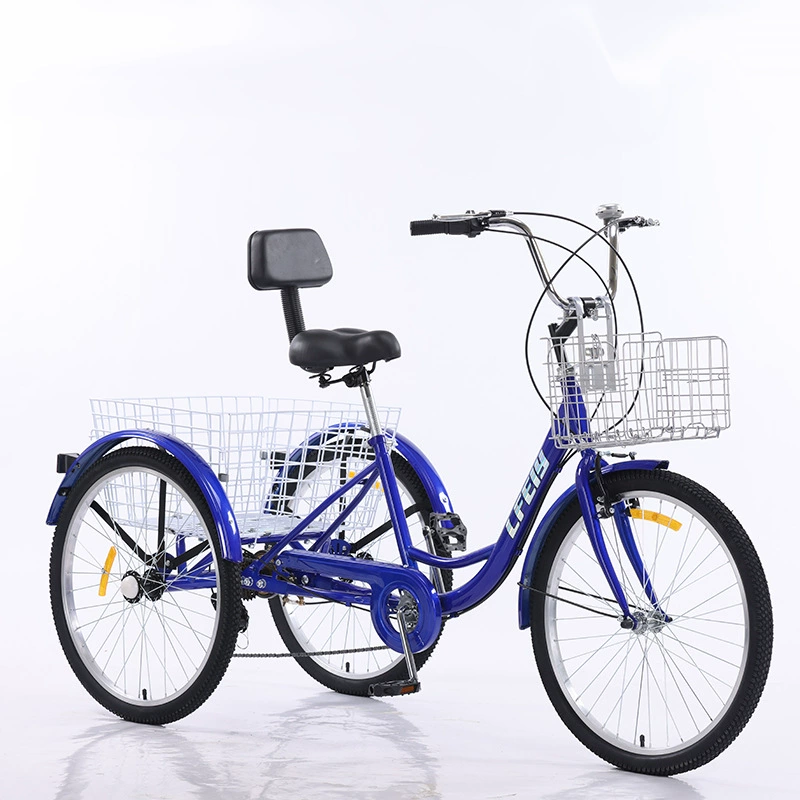 Новый трехколесный велосипед 24inch года, экспортируемый в Россию, электронная коммерция, трехколесный велосипед с педалями для пожилых людей.