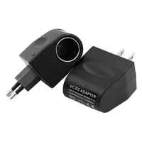 Американский бытовой автомобильный прикуриватель 220V в 12V Преобразователь мощности автомобильного зарядного устройства вилка Европейского переменного/постоянного тока