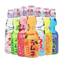 日本进口HATA哈达波子汽水哈塔弹珠汽水果味网红碳酸饮料200ml
