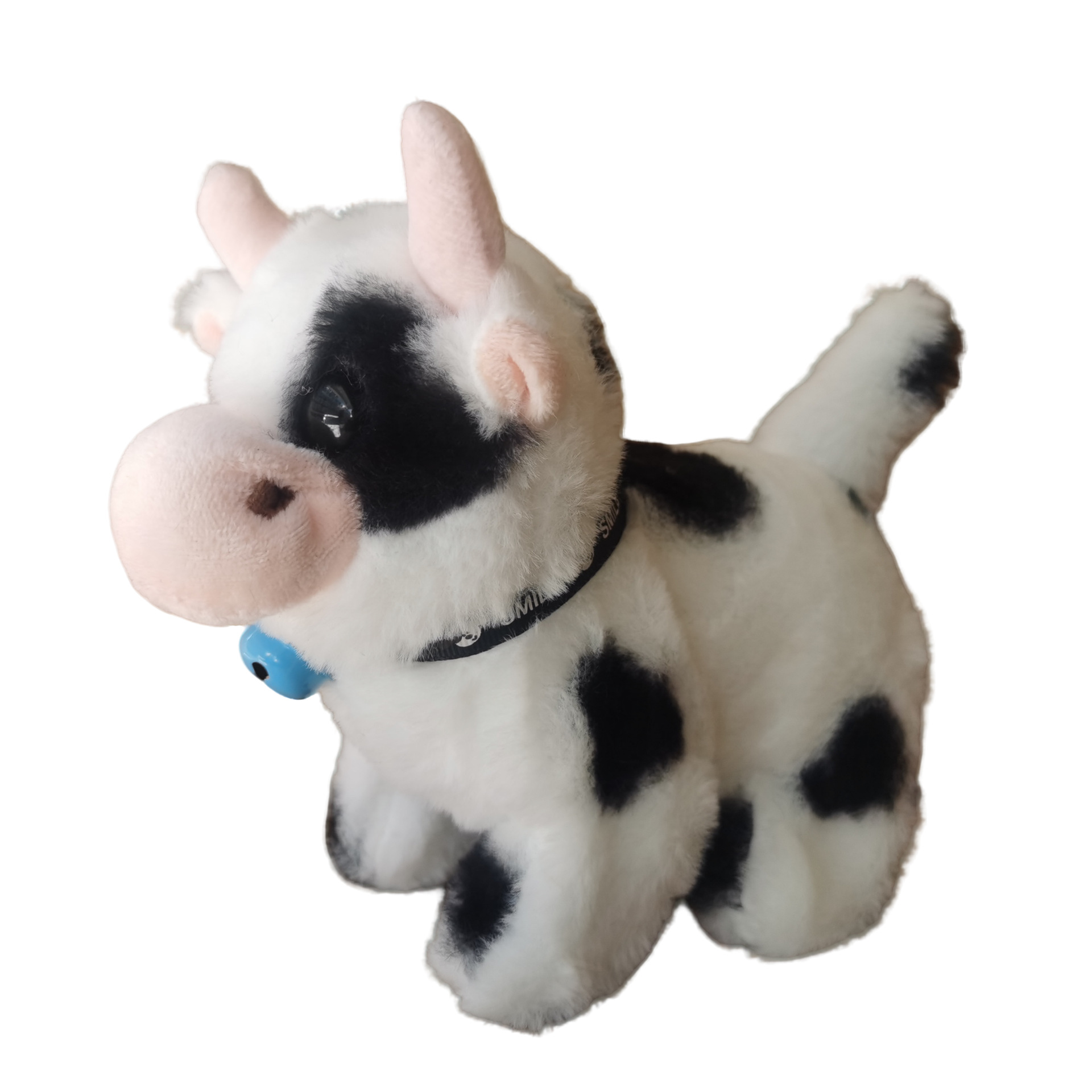 Vaca de Peluche Eléctrica de Felpa y Plástico, Interactiva con Sonido y Movimiento, para Niños