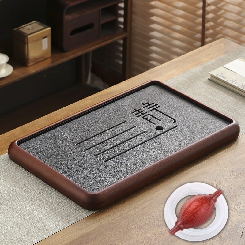 (특대형) 원목컬러 명상티트레이 53*33 [물통추가]