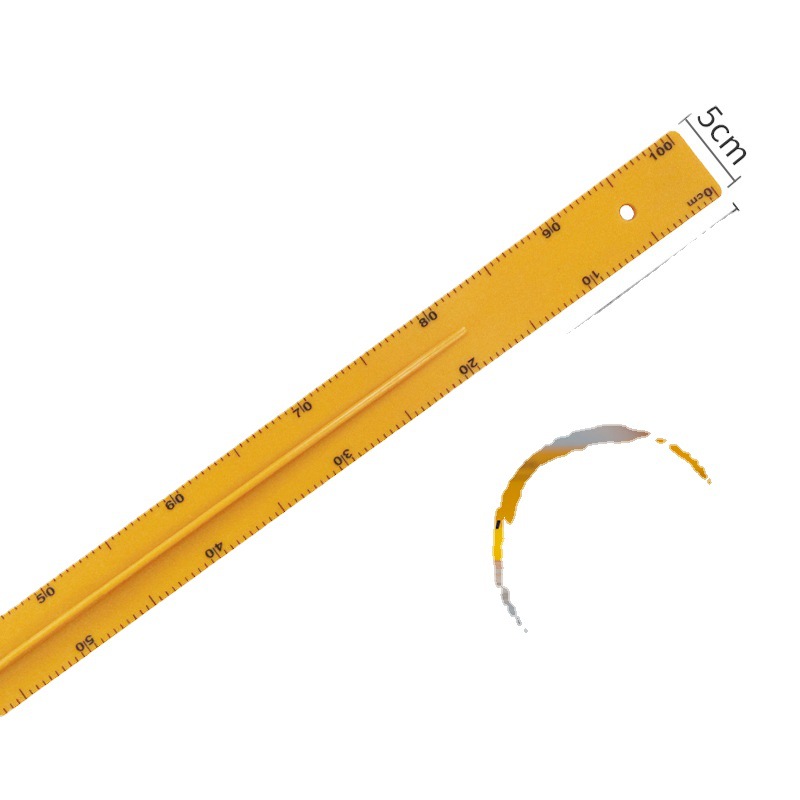 Monos de oro regla de enseñanza 100CM regla recta dibujo 1 metro regla de enseñanza maestro usar regla profesional