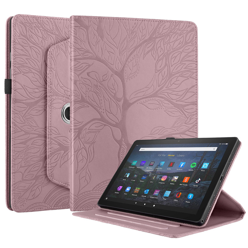 Suitable for Amazon Fire Hd8 2022 Tablet Protective Case Nokia T21 Rotating Honor Pad X9 Leather Case