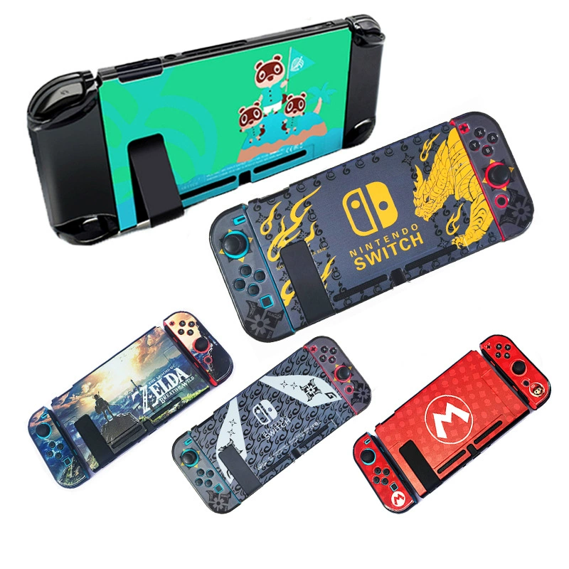 Защитный чехол для игровой консоли Nintendo Switch чехол по теме игры сменный цвет PC кристаллический чехол