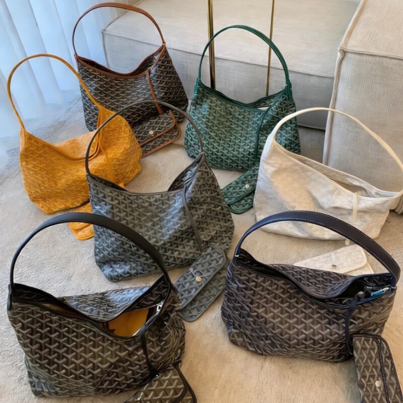 Goyard women's bag, hobo bag with large capacity, mother-daughter bag, tote bag, genuine leather shoulder bag, versatile handbag Goyard women's bag, hobo bag with large capacity, mother-daughter bag, tote bag, genuine leather shoulder bag, versatile handbag