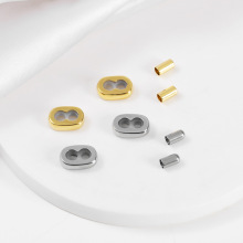 现货不锈钢8字扣 3D硬金皮绳调节扣 钛钢8字扣 不锈钢皮绳调节扣