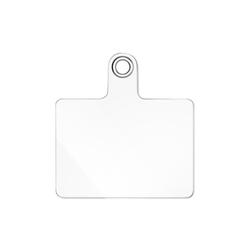 Junta de cordón para teléfono móvil de pvc suave Clip anti-pérdida Parche de cordón trasero transparente Portador de carga para teléfono móvil