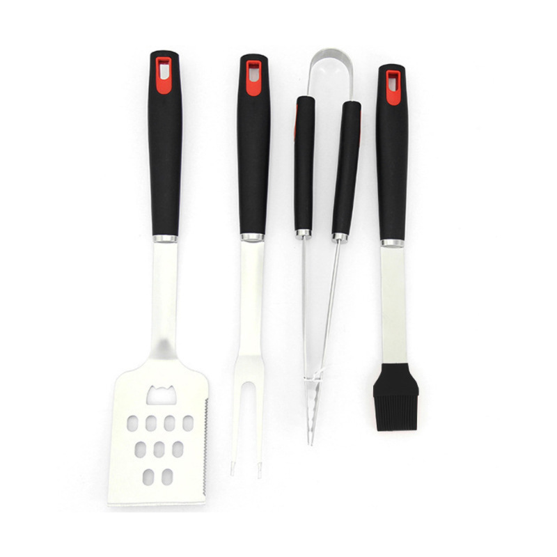 アマゾンステンレス製バーベキューツールbbqアウトドア多目的シャベルスイープクリッパーグリル家庭用コンビネーションバーベキューセット|undefined