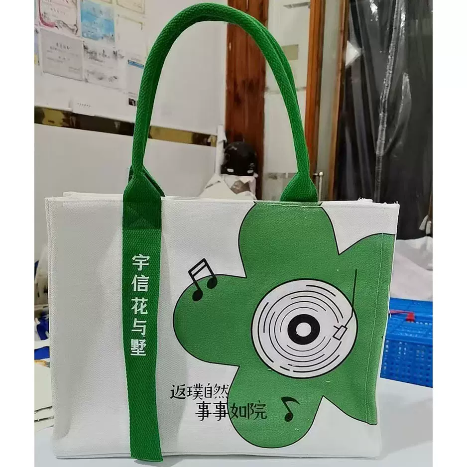 帆布包定制印logo立体托特包可按需要订制帆布袋图案加厚礼品订做