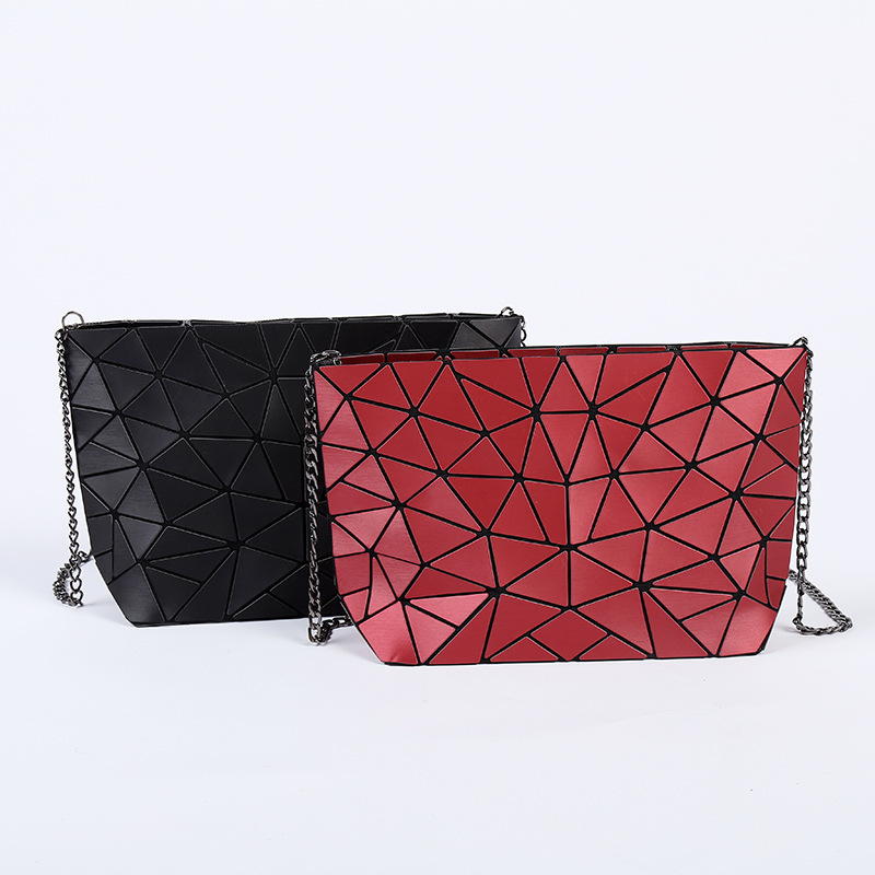 fashionable trend matte waterproof folding handheld cosmetic bag PVC…