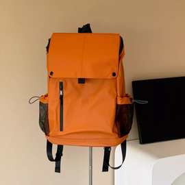 高颜值大容量双肩背包中性风防水离家出走双肩包多口袋户外登山包