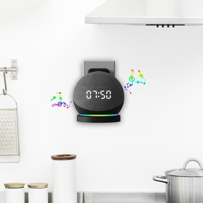 Amazon Echo Dot 第5世代スマートスピーカー用壁掛けスタンド、コンセント収納可能スタンド、Dot5用便利スタンド|undefined