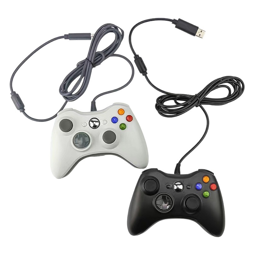 Suministro directo de fábrica de gamepad XBOX360, gamepad de Steam de conexión directa con cable sin unidad para computadora