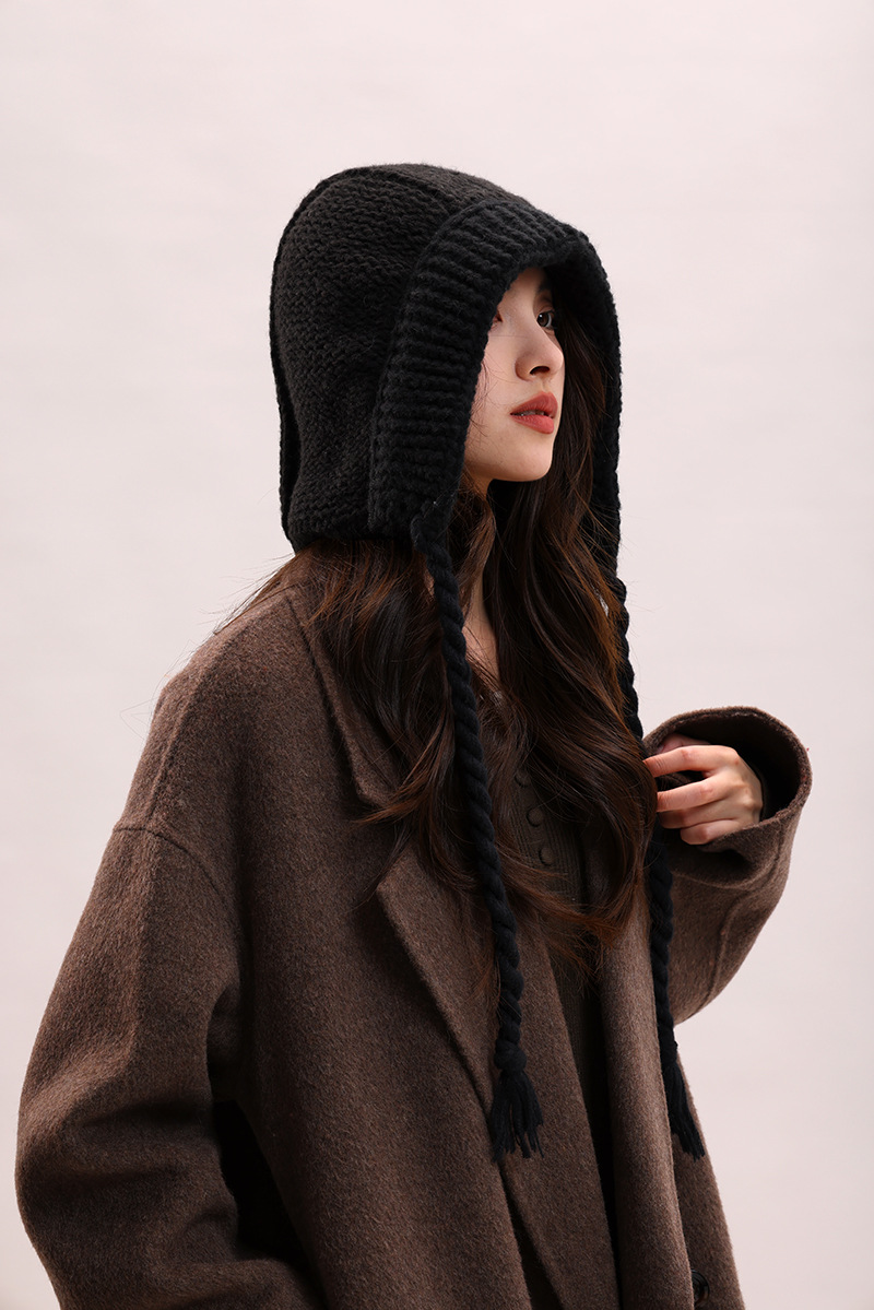 Koreanische version spitze up süße, niedlich, warm und vielseitig Rotkäppchen kinder winter gestrickte garn ohr_voghion.com