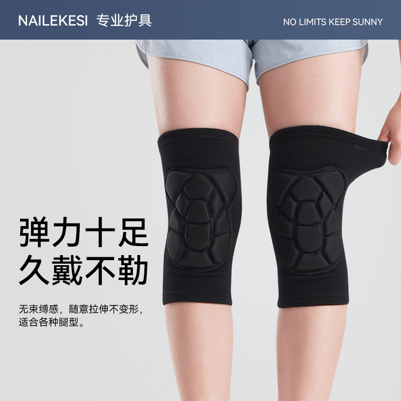 Rodilla deportiva tática arrastre entrenamiento de rodillas anti-caída engrosamiento articulado cubierta de voleibol protector esquí ciclismo escalada hombre