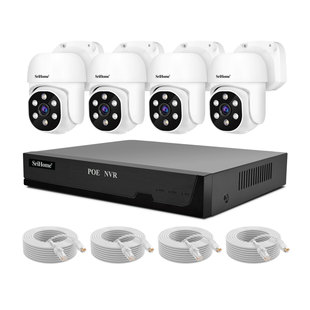 Srihome4/8/16-way POE-powered hard disk video recorder 5 million HD surveillance camera CCTV NVR