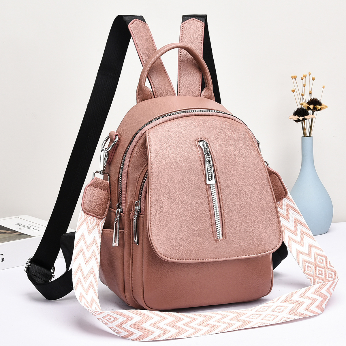 Bolsa de mujer bolsa de moda transfronteriza bolsa de mujer textura de color sólido bolsa de viaje material PU fábrica de comercio exterior bolsas al por mayor
