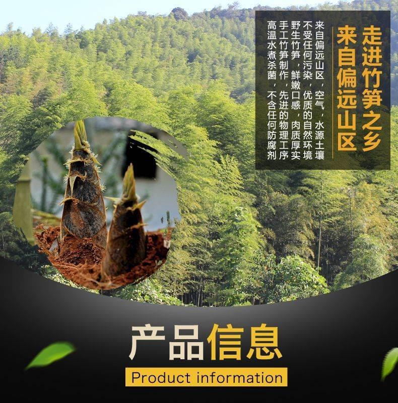 Fresh Bamboo Shoot Tips Peeled Ready to Cook Hot Pot Bamboo Shoots 500g x 10 Packs quality and texture