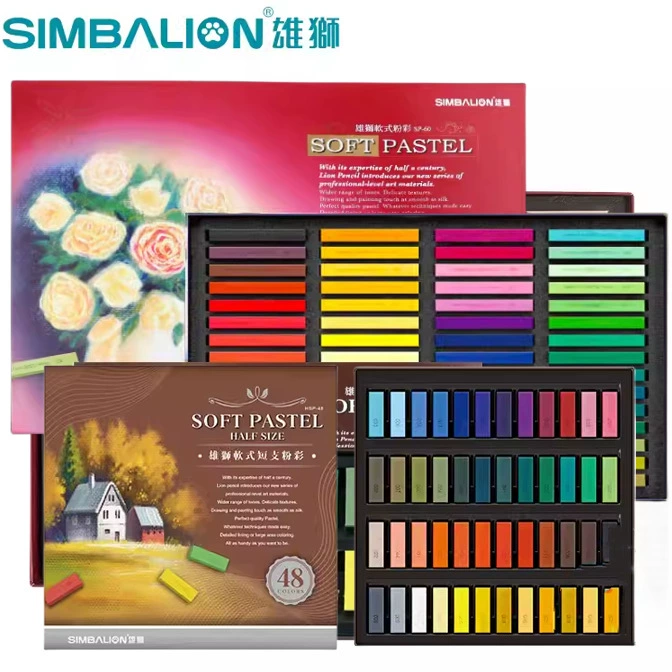 Lion chalk soft pastel stick pastel stick pastel brush makeup pastel blackboard crayon for painting