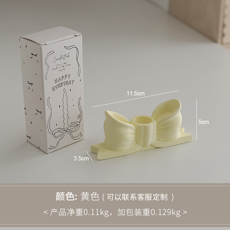 Barras largas candelabros de banano transfronterizos de alto nivel instienen el viento creativo adornos de arco de banda magnética rosa candelabros