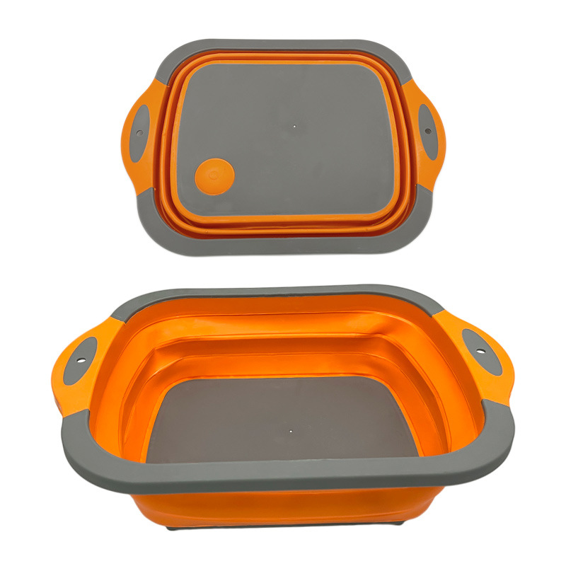 Spot Hot sale portátil plegable platos de comedor doble uso platos de comedor plegables multifuncional platos de comedor platos plegables platos image 7