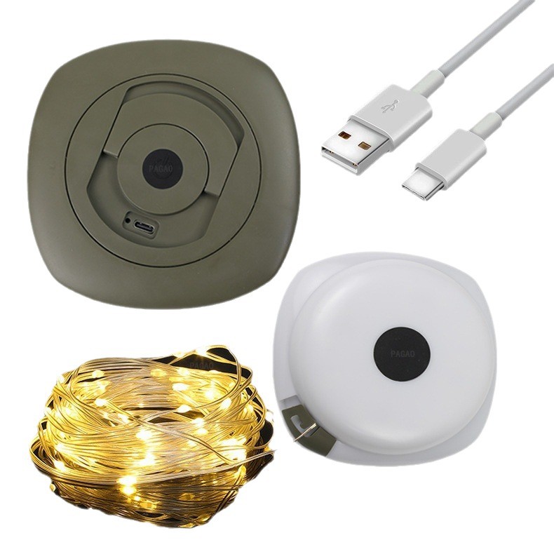 Iluminación de Navidad camping luz LED luz con tienda al aire libre campamento linterna recargable larga resistencia camping Luz