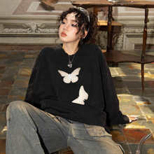 ��ʽ����ins����oversize����Ů�ﶬ���ɰٴ��Լ����Բ������