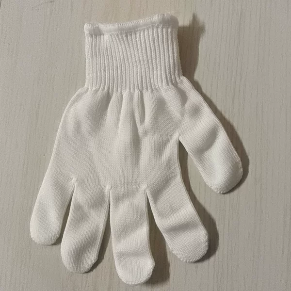 1 pair of white nylon (without glue)