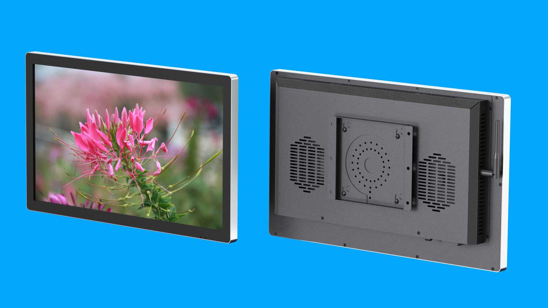 18.5寸19B款壁掛純平銀色效果圖