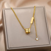 Small necklace, chain for key bag , light luxury style